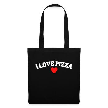 I love Pizza - Tote Bag - black - Front