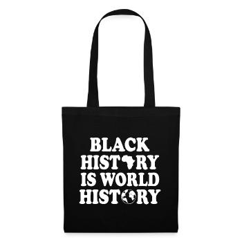 Black history is world history - Stoffbeutel - Schwarz - Vorne