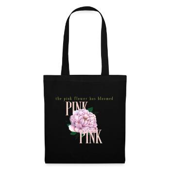 Blooming Pink Peony - Tote Bag - black - Front
