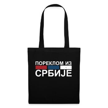 Yugoslavija Serbia Serbian Serbian Srbija Belgrade - Stoffbeutel - Schwarz - Vorne
