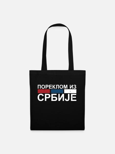 Yugoslavija Serbia Serbian Serbian Srbija Belgrade - Stoffbeutel - Schwarz