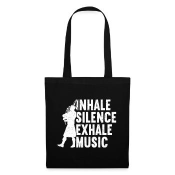 Bagpipe Bagpiper Bagpipes - Tote Bag - black - Front