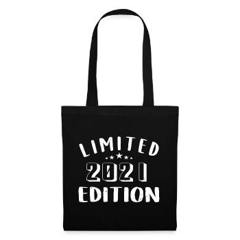 Geburtstag 2021 Limited Edition 2021 geboren sind - Stoffbeutel - Schwarz - Vorne