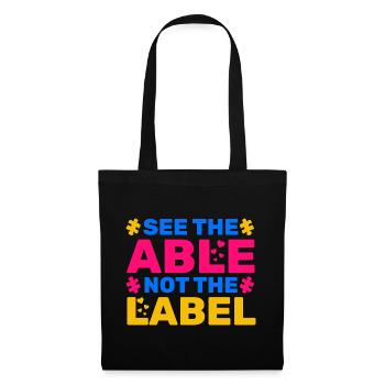 Voir le Capable Pas L’étiquette - Sac en tissu - noir - Devant