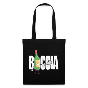 Bocciaspieler Bekleidung mit Boccia Kugeln Boccia - Stoffbeutel - Schwarz - Vorne