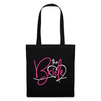 THE BRIDE - HEART BACHELORETTE PARTY BACHELORETTE BRIDE - Tote Bag - black - Front