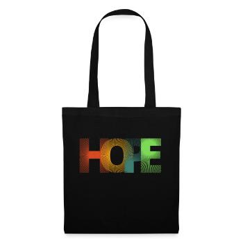 ESPOIR | ESPOIR | Imprimer - Sac en tissu - noir - Devant