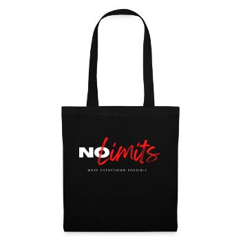 No Limits - Stoffbeutel - Schwarz - Vorne