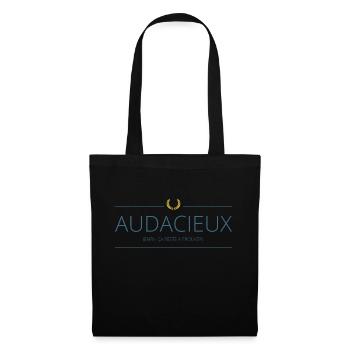 Audacieux - Sac en tissu - noir - Devant
