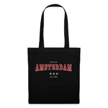 Amsterdam - Sac en tissu - noir - Devant