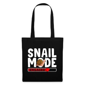 Snail Lover Snail Mode - Tote Bag - black - Front