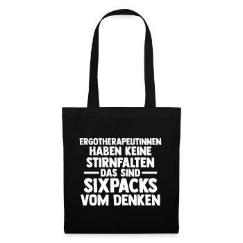 Ergotherapie Ergotherapeutin - Stoffbeutel - Schwarz - Vorne