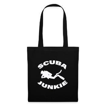 SCUBA JUNKIE - Stoffbeutel - Schwarz - Vorne