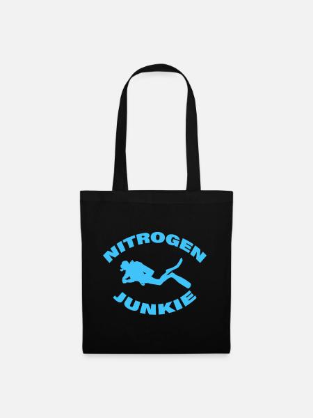 ACCRO À L’AZOTE - Sac en tissu - noir