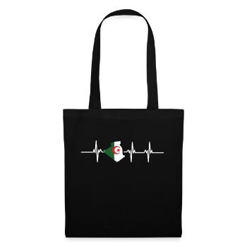 Heartbeat Algeria - Tote Bag - black - Front