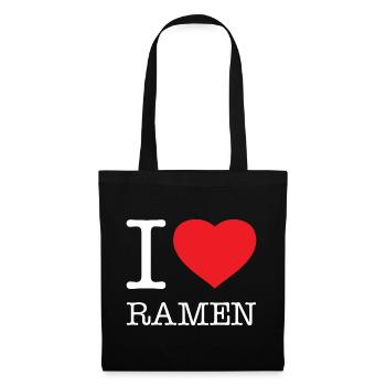 I LOVE RAMEN - Tote Bag - black - Front