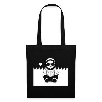 Funny Toddler Wearing Sunglasses Cool Baby - Tote Bag - black - Front