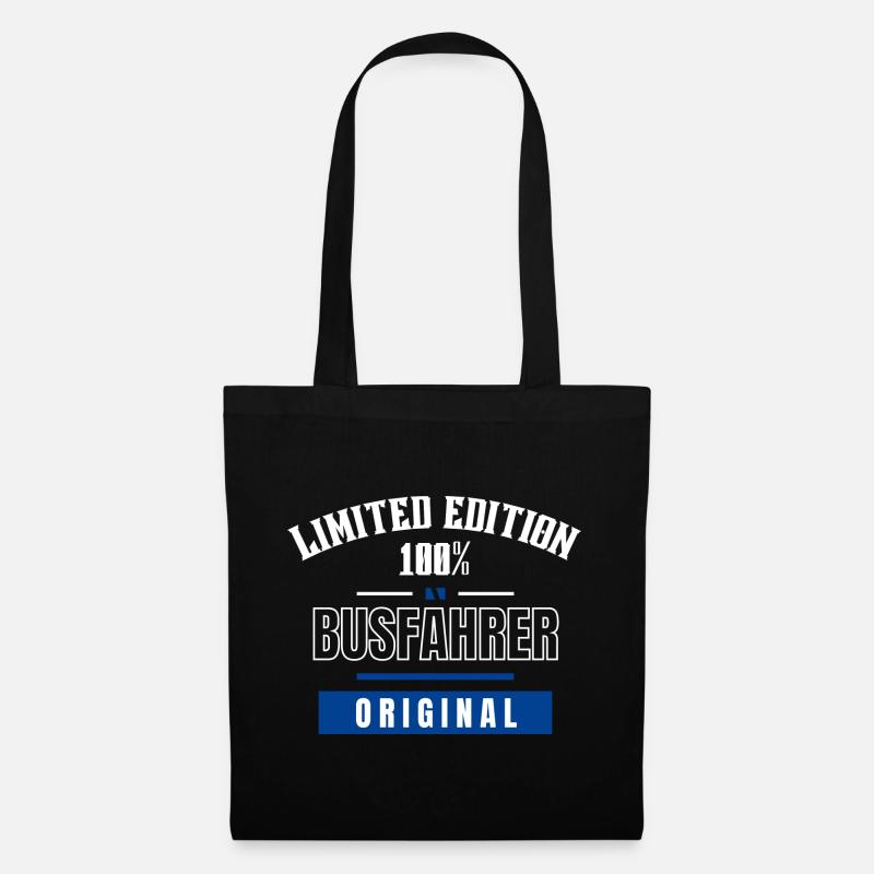 Limited Edition 100% - Busfahrer - Original - Stoffbeutel - Schwarz