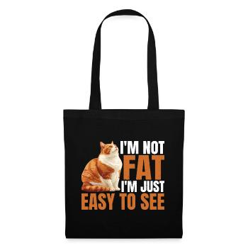 I'm Not Fat, I'm Just Easy To See 42 - Tote Bag - black - Front