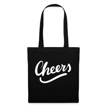 Cheers Cheers Boire - Sac en tissu - noir - Devant