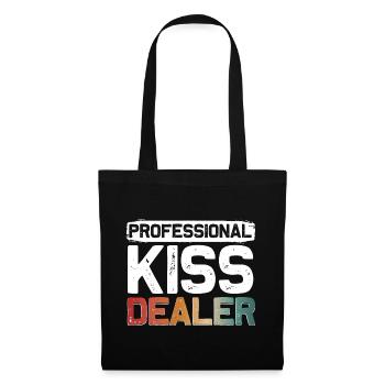 Certified Kiss Dealer - Stoffbeutel - Schwarz - Vorne
