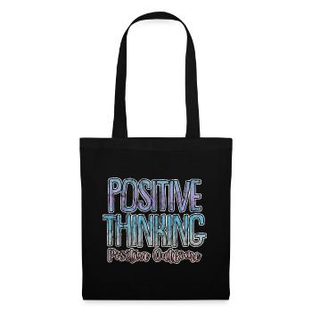 Pensée positive Résultat positif 3 - Sac en tissu - noir - Devant