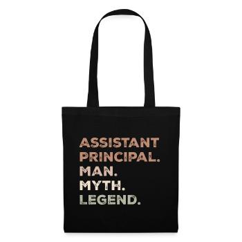 Senior Assistant Man Myth Legend - Tote Bag - black - Front
