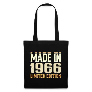 Cadeau Anniversaire 1966 Génial Depuis 1966 Retro - Sac en tissu - noir - Devant