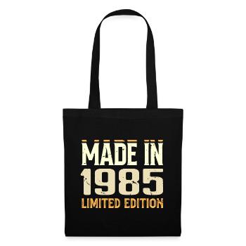 Cadeau Anniversaire 1985 Génial Depuis 1985 Retro - Sac en tissu - noir - Devant