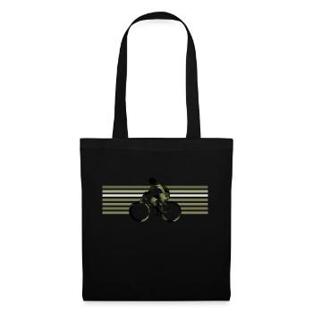 Cycliste - Sac en tissu - noir - Devant