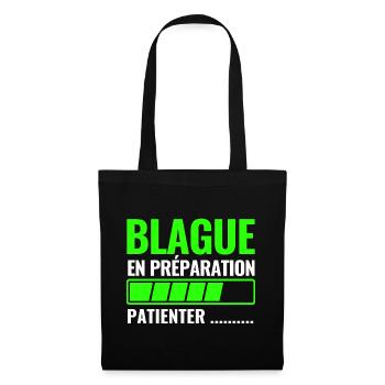 Joke in the making - Tote Bag - black - Front