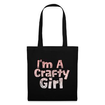 I'm A Crafty Girl 3 - Tote Bag - black - Front