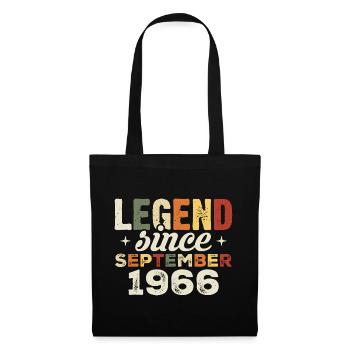 Legendary since September 1966 Birthday September - Tote Bag - black - Front