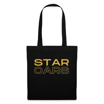 Star Oars: Galactic Rowing Humor Tee - Tote Bag - black - Front