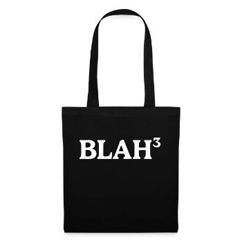 BLAH_3 - Stoffbeutel - Schwarz - Vorne