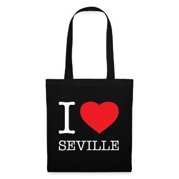 I LOVE SEVILLE Spain Sevilla Spanien - Tote Bag - black - Front