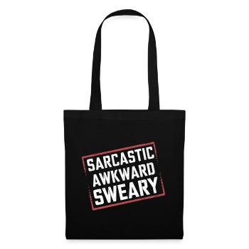 Sarcastic Awkward Sweary 5 - Stoffbeutel - Schwarz - Vorne