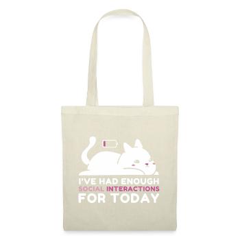 Enough Social Interactions - Tote Bag - nature - Front