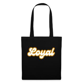Loyauté loyale - Sac en tissu - noir - Devant