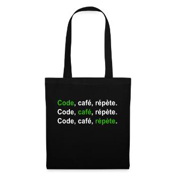 GEEK HUMOR FUNNY JOKE 2 - Tote Bag - black - Front
