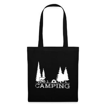 Camping Shirt - Tote Bag - black - Front