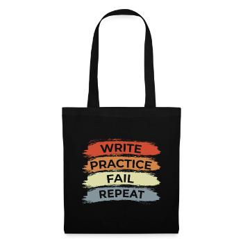 Motivation de la trompette - Sac en tissu - noir - Devant