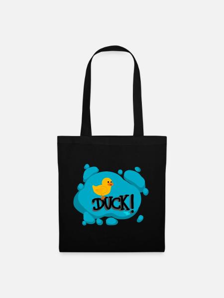 Duck! - Calypso Blous - Stoffbeutel - Schwarz