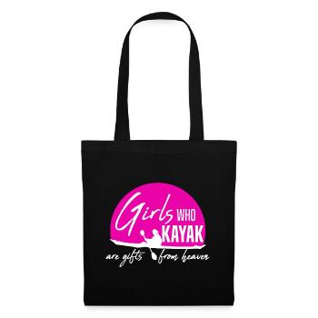 Girls Who Kayaking - Tote Bag - black - Front
