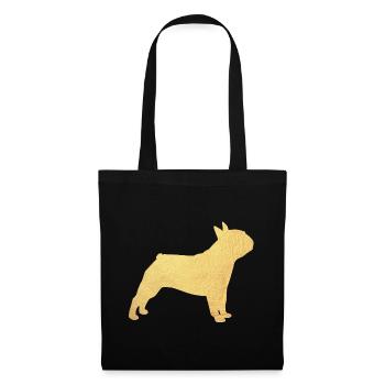 Pug Gold Dog Animal Love Deluxe Dog Wauwau Woof - Tote Bag - black - Front