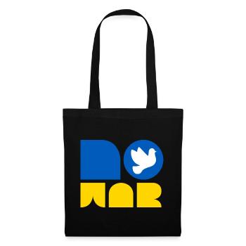 No War Shirt - Peace for Ukraine - Tote Bag - black - Front