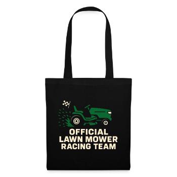 Tondeuse à gazon Tondeuse à gazon Racing Tondeuse à gazon de course - Sac en tissu - noir - Devant