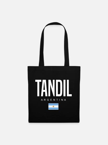 Tandil Argentinien Argentinier - Stoffbeutel - Schwarz