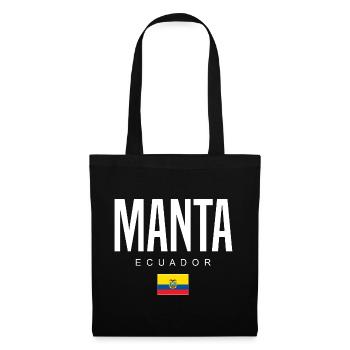 Manta Ecuador Ecuadorian - Tote Bag - black - Front