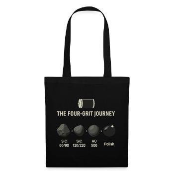 The Four-Grit Journey: Stone Polish Process - Tote Bag - black - Front